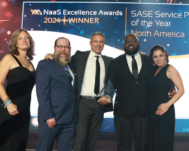 Winners of SASE Service Provider of the Year - North America