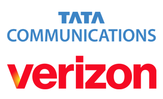 Verizon Tata Communications logos